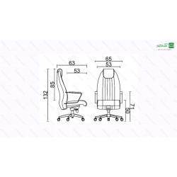 صندلی مدیریتی کد M38