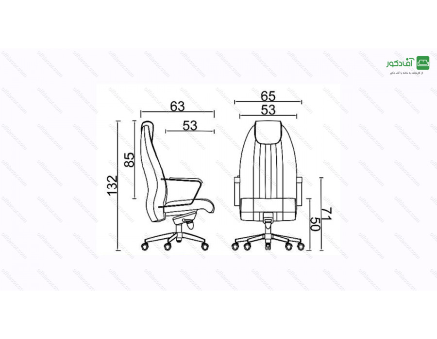 صندلی مدیریتی کد M38