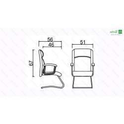 صندلی کنفرانسی کد C23