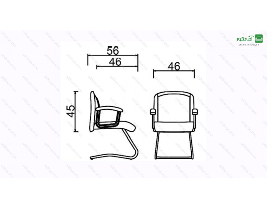 صندلی کنفرانسی کد C24