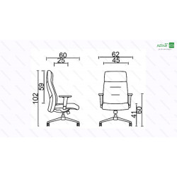 صندلی مدیریتی کد M41