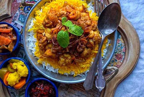 طرز تهیه میگو پلو مجلسی